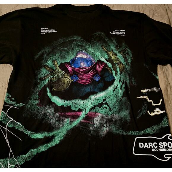 Darc Sport x Spider-Man Mysterio Side by Side Oversized XLARGE T-shirt - Picture 1 of 3